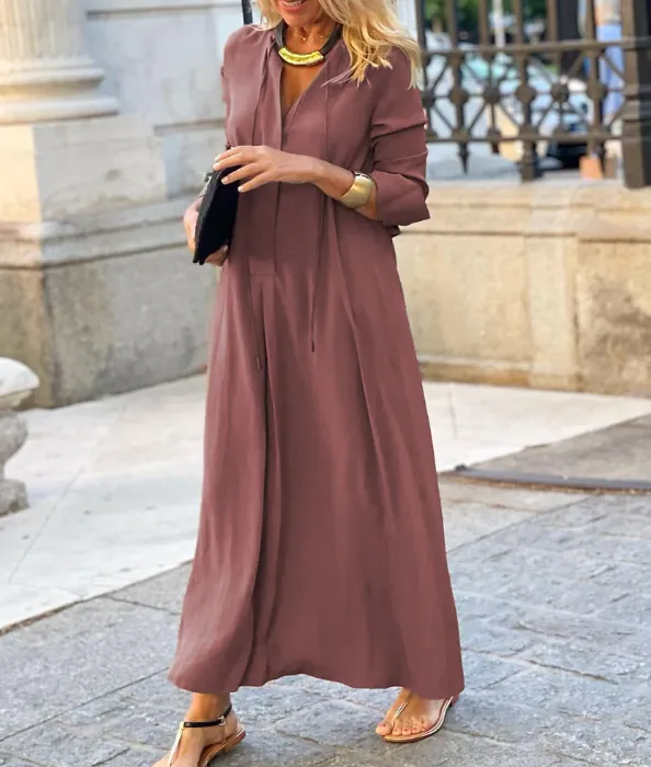 Elegantes Schwarzes Maxikleid