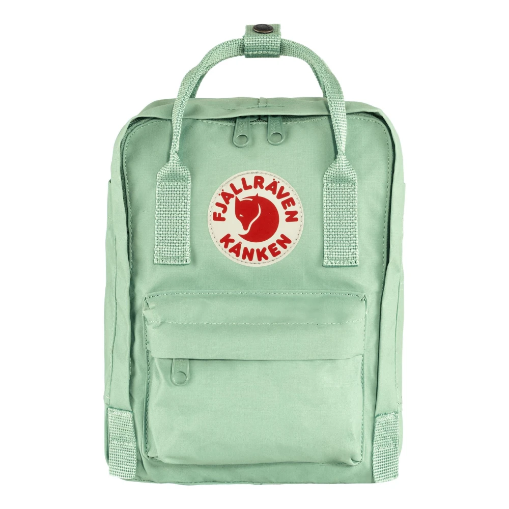 Mintgrüner Rucksack mit Mehreren Taschen